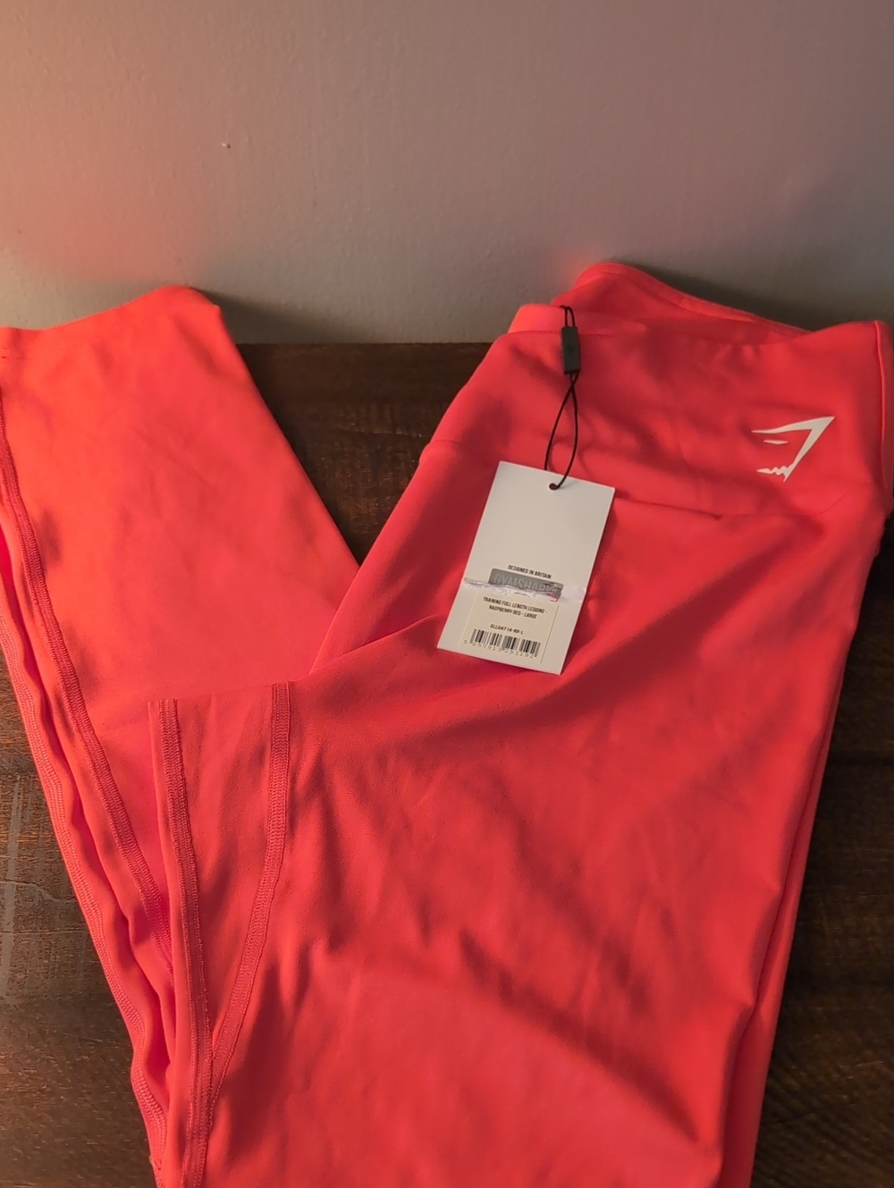 Gymshark Womens Raspberry Red Performance Leggings